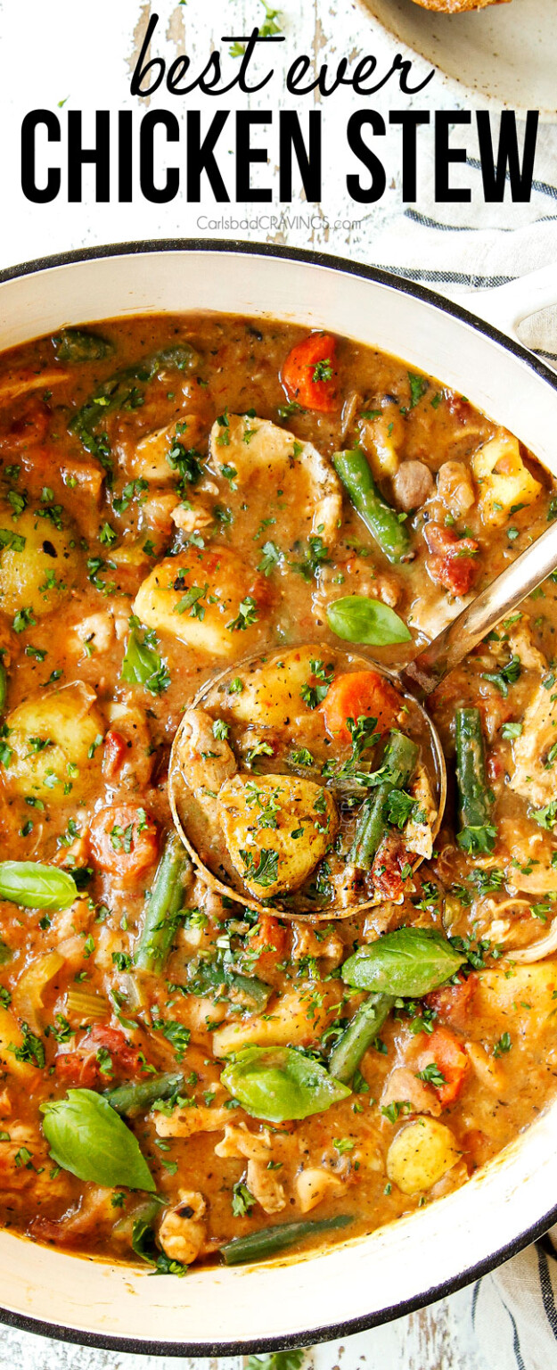 Easy Chicken Stew - Carlsbad Cravings