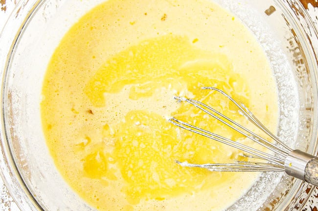 how to make lemon ricotta pancakes recipe by whisking ricotta, milk, butter and eggs together