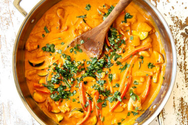 RICE NOODLES in COCONUT CURRY SAUCE (Make ahead, tips tricks)