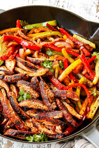 The Best Chicken Fajita Recipe - Carlsbad Cravings