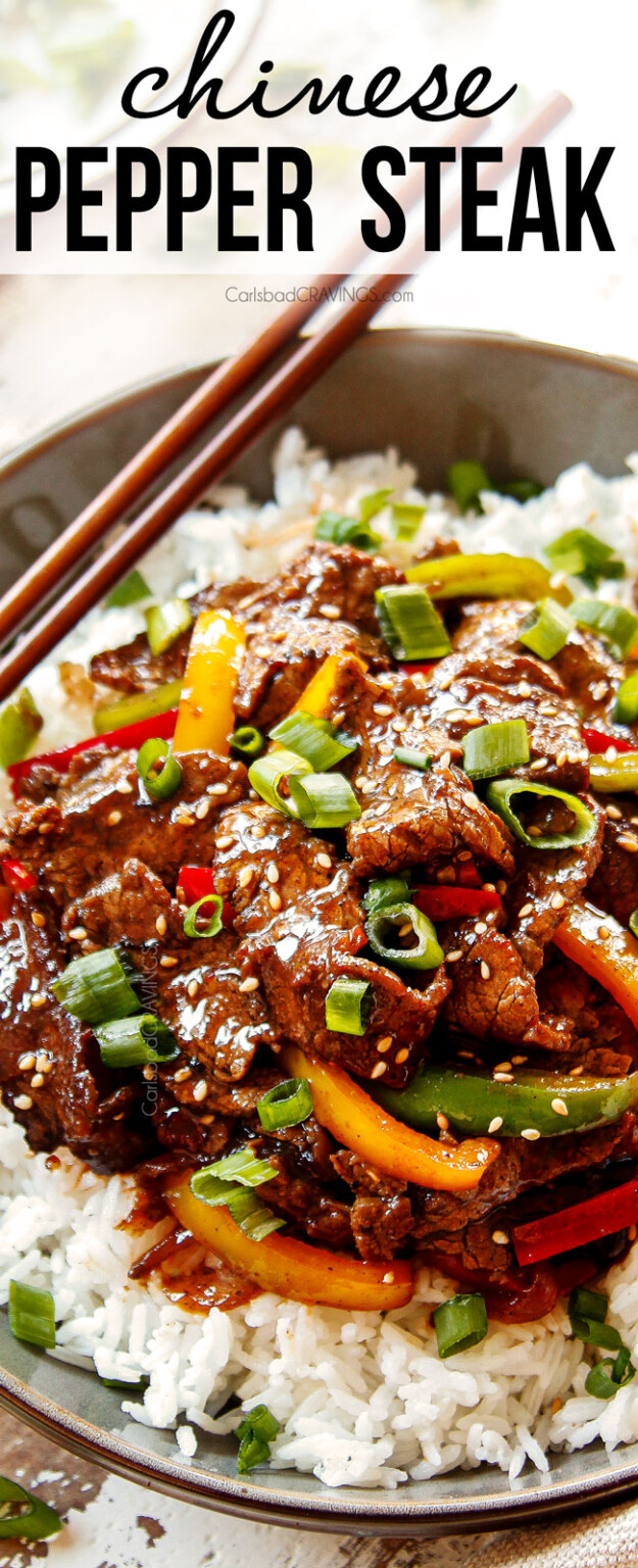 Easy Pepper Steak Recipe - Carlsbad Cravings