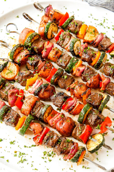 Steak Kabobs with Potatoes - Carlsbad Cravings