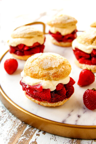 Strawberry Shortcakes + VIDEO (MAKE AHEAD & FREEZER INSTRUCTIONS)