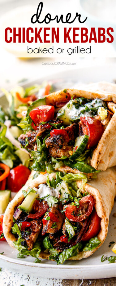 Doner Kebab Recipe (Baked or Grilled + VIDEO) - Carlsbad Cravings