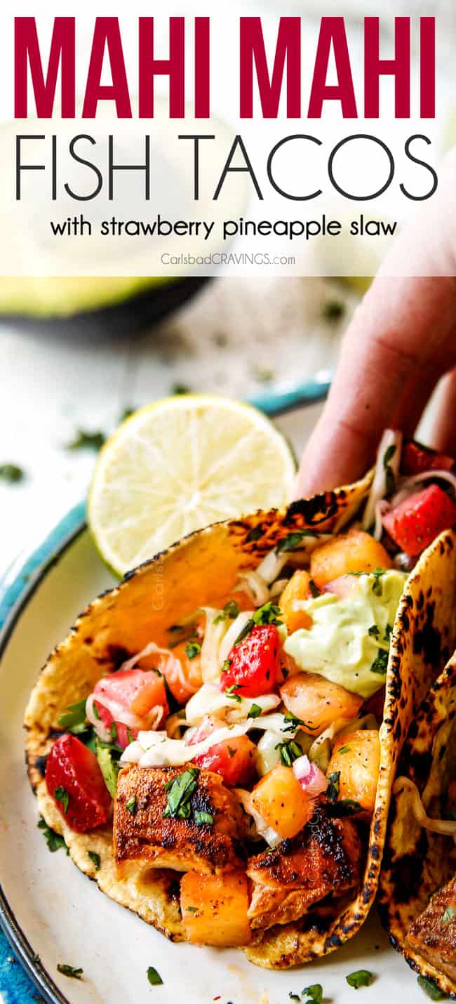 Mahi Mahi Fish Tacos Recipe - Carlsbad Cravings