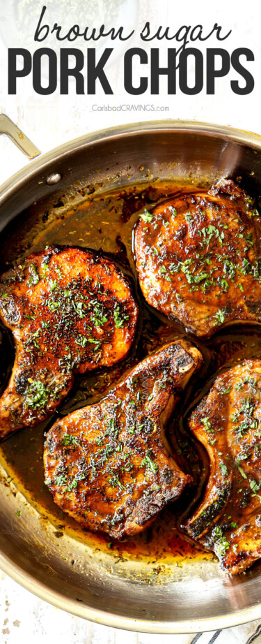 Brown Sugar Pork Chops (Make Ahead, Tips & Tricks for the BEST pork chops!)