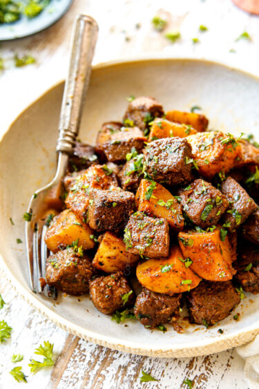 Garlic Butter Steak and Potatoes Skillet - Carlsbad Cravings