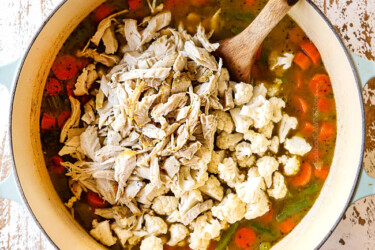 Leftover Turkey Rice Soup (How to Make Ahead, How to Freeze, etc.)