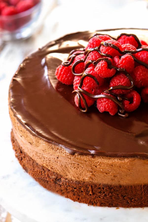 Chocolate Mousse Cake (gluten free + make ahead) Step by Step Photos!