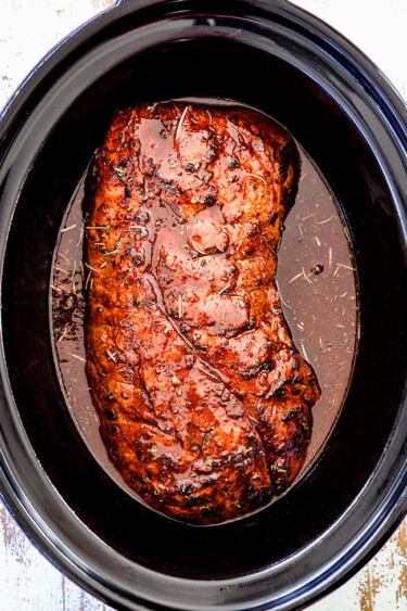 Juiciest Pork Loin Crock Pot Recipe - Carlsbad Cravings