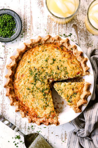 Ham and Cheese Quiche (Homemde or Store-Bought Crust, How to Make Ahead ...
