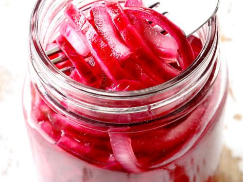 Easy Pickled Red Onions - Made with Just 3 Ingredients!