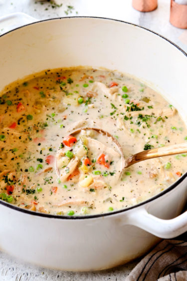 Chicken Pot Pie Soup (Easy) - Carlsbad Cravings