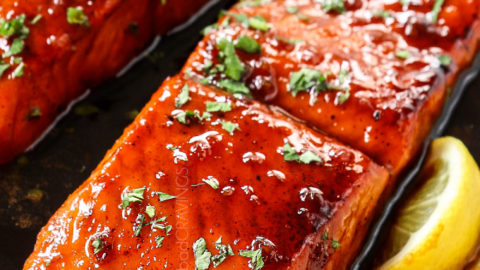 Honey glazed salmon online instant pot