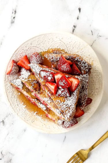 Stuffed French Toast with Strawberries - Carlsbad Cravings