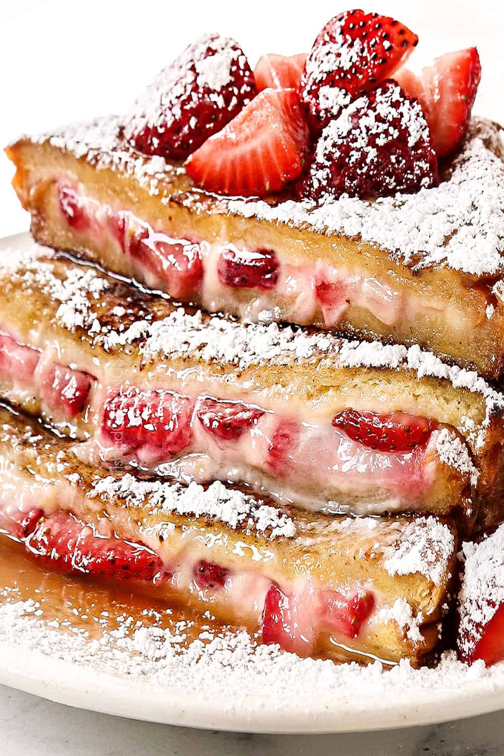 Stuffed French Toast with Strawberries - Carlsbad Cravings