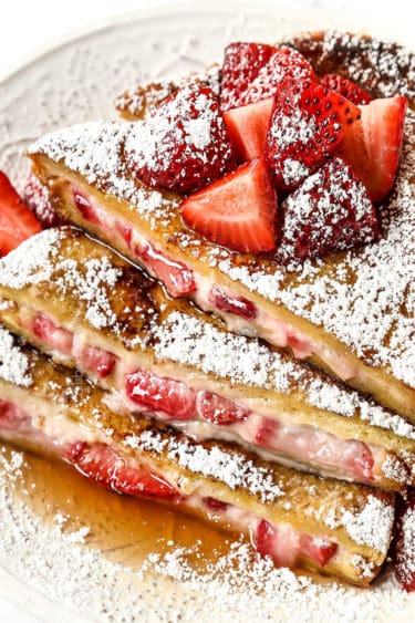 Stuffed French Toast with Strawberries - Carlsbad Cravings
