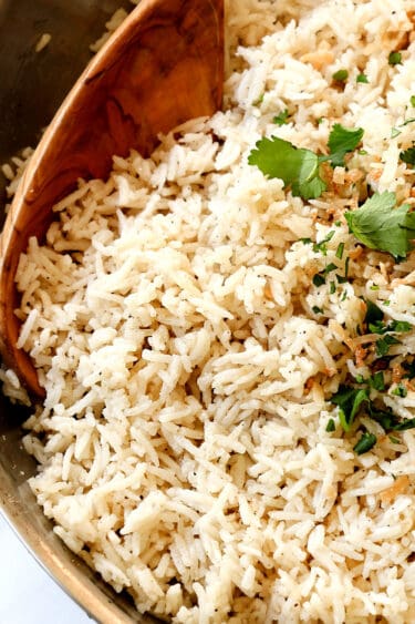 Coconut Rice (Stovetop OR Rice Cooker) + How to Freeze