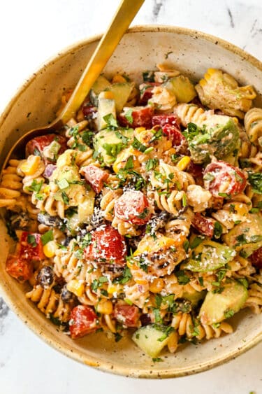 Mexican Pasta Salad - Carlsbad Cravings