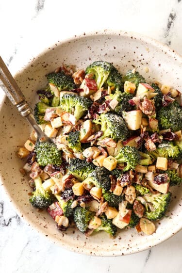 BEST Broccoli Bacon Salad with Gouda and Apples! (+ VIDEO)
