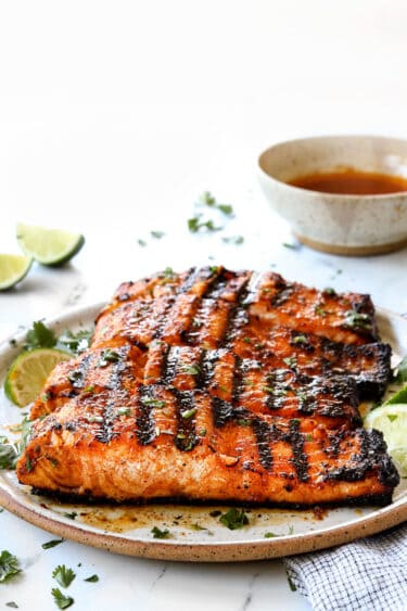 Chili Lime Grilled Salmon with Avocado Corn Salsa (TIPS and TRICKS!)