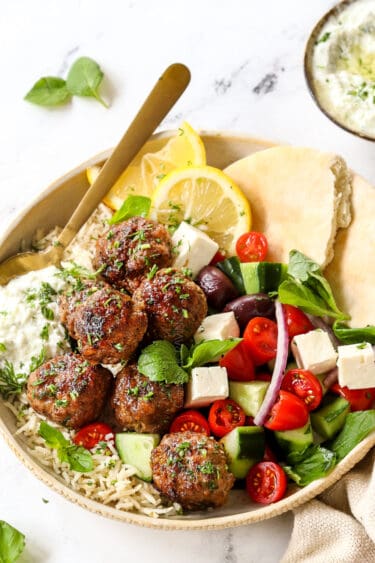 Greek Meatballs Recipe (Keftedes) - Carlsbad Cravings