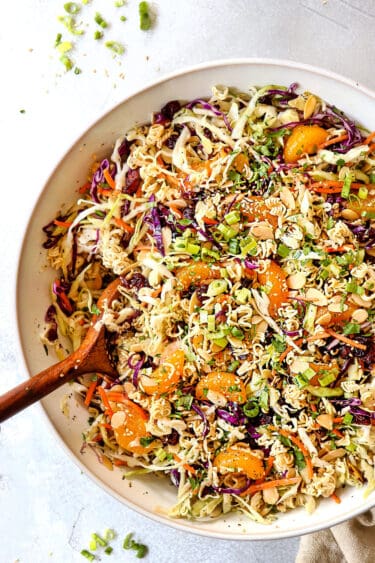 Ramen Noodle Salad with Sweet Chili Sesame Dressing!