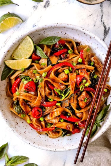 BEST Drunken Noodles (Pad Kee Mao ผัดขี้เมา) + Tips and Tricks