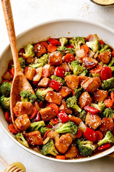 Honey Garlic Chicken Stir Fry With The Best Sauce