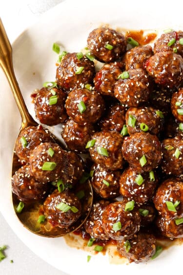 Teriyaki Meatballs with the BEST Teriyaki Sauce! - Carlsbad Cravings