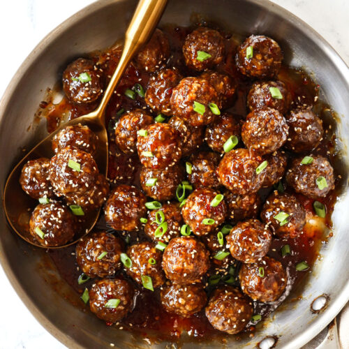 Recipe for Teriyaki Meatballs - Carlsbad Cravings