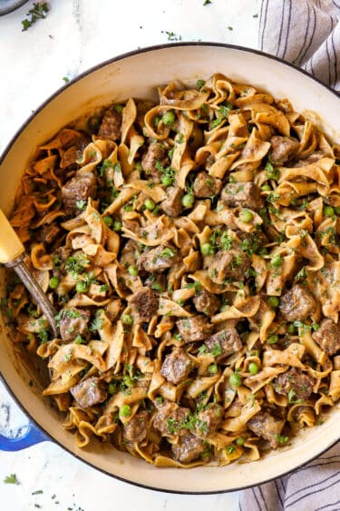 Beef Tips and Noodles - Carlsbad Cravings