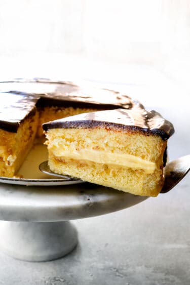 Boston Cream Pie + Video (Tips, Tricks, Make Ahead Instructions)