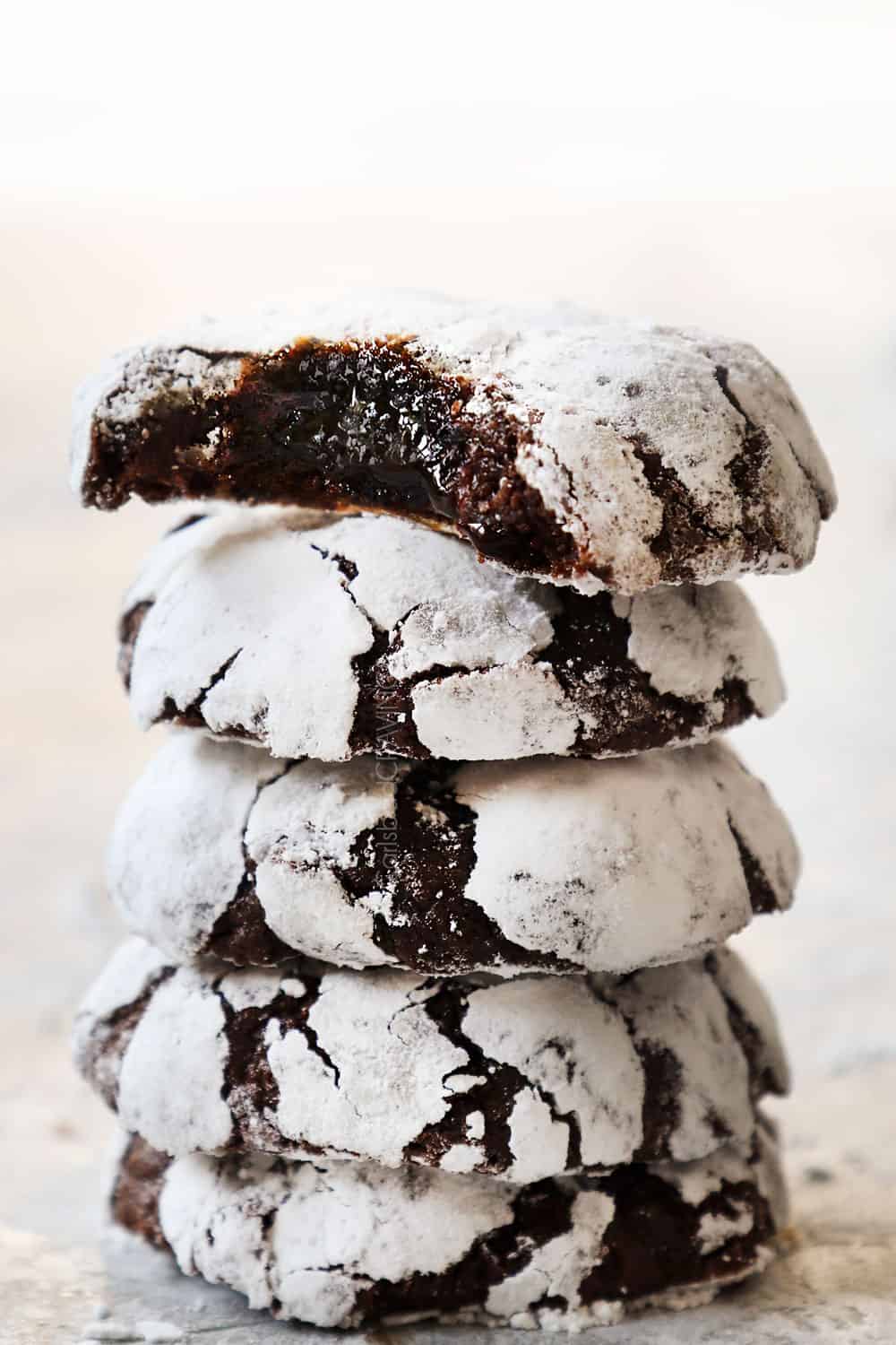 Chocolate Crinkle Cookies Video So Fudgy Make Ahead Freezer