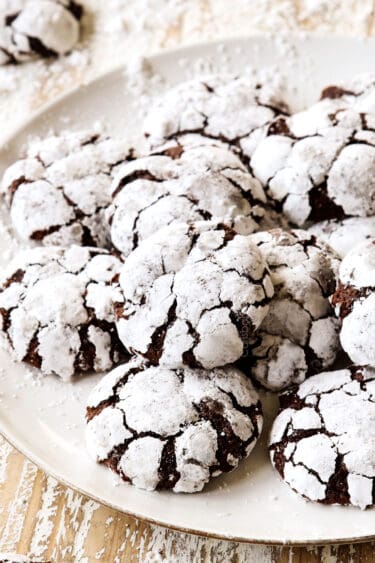 Chocolate Crinkle Cookies + Video - So Fudgy! (Make Ahead, Freezer ...