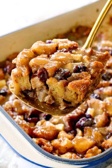 Apple Bread Pudding Video Make Ahead Instructions Carlsbad Cravings 4892