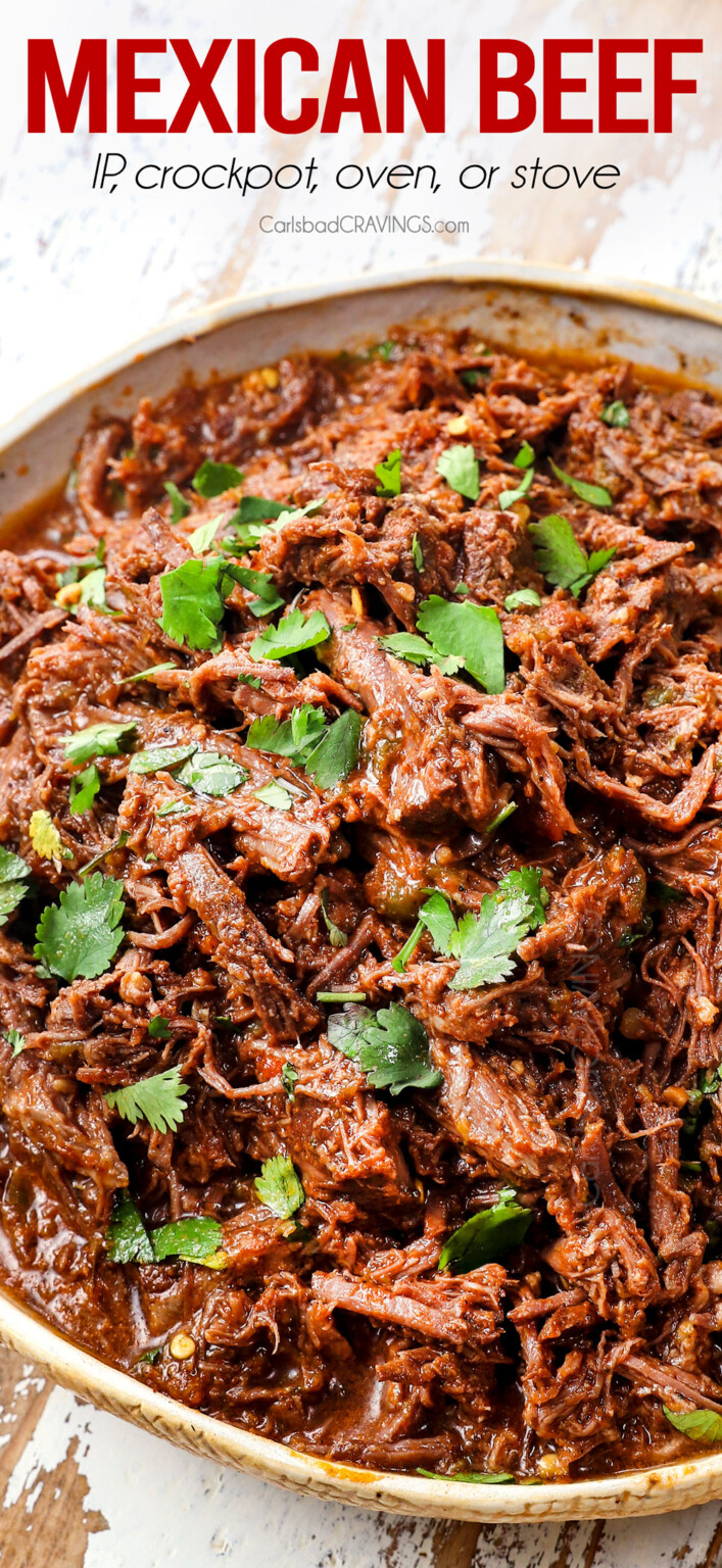 Mexican Shredded Beef Recipe 3 Ways Carlsbad Cravings