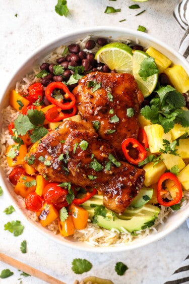 Honey Lime Chicken Thighs - Carlsbad Cravings