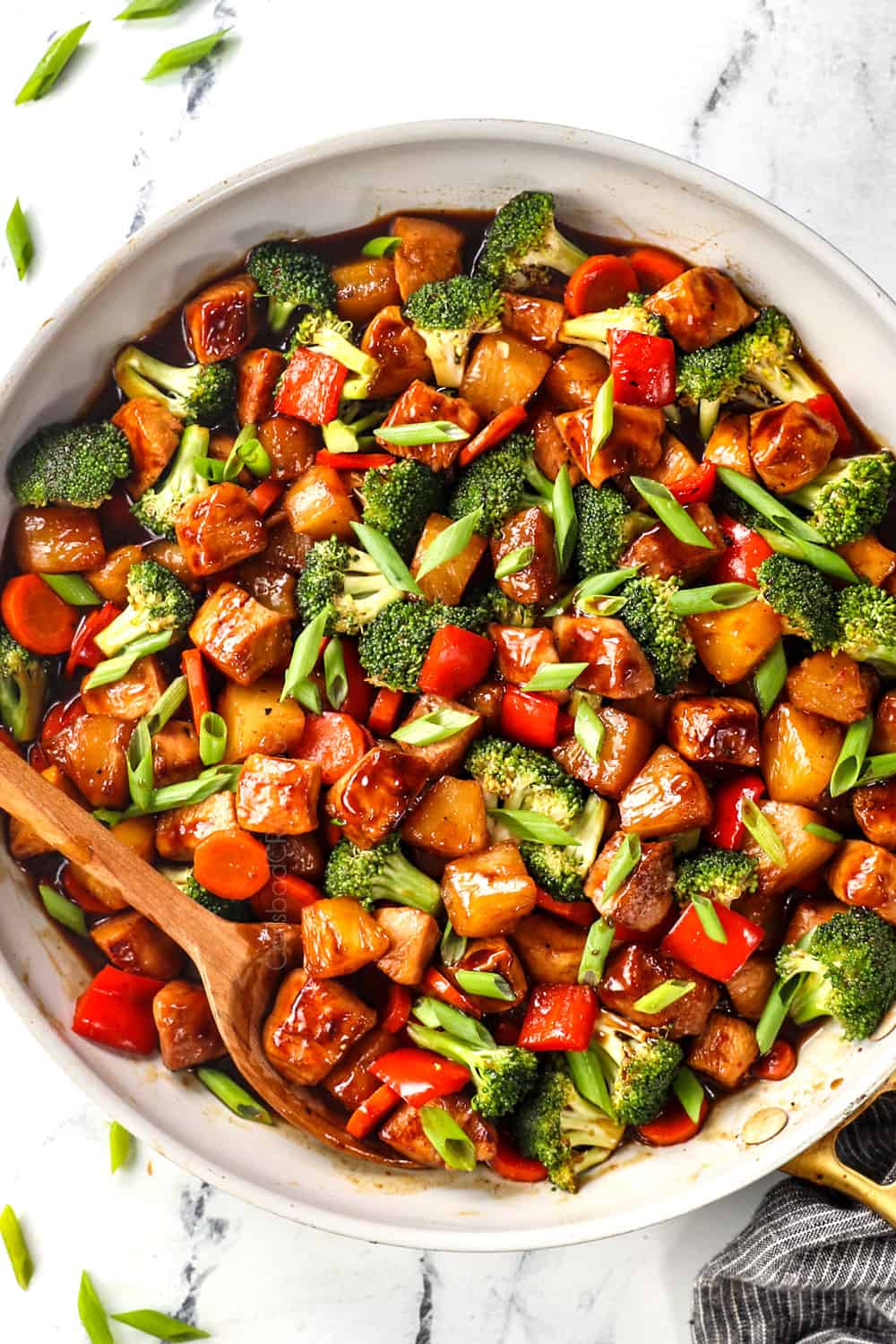 Teriyaki Chicken Stir Fry - Eat Yourself Skinny