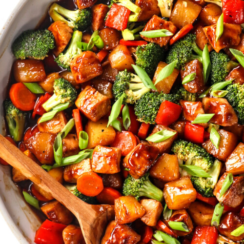 Teriyaki Chicken Stir Fry • Salt & Lavender