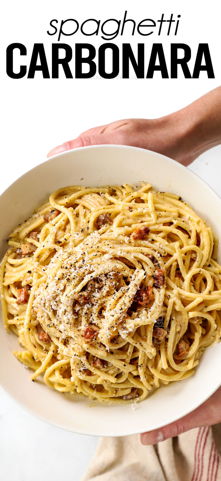 Spaghetti Carbonara + Video (step By Step Photos, Tips And Tricks!)