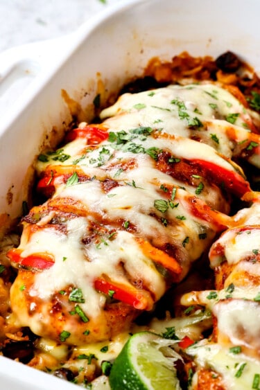 Hasselback Fajita Chicken - Carlsbad Cravings