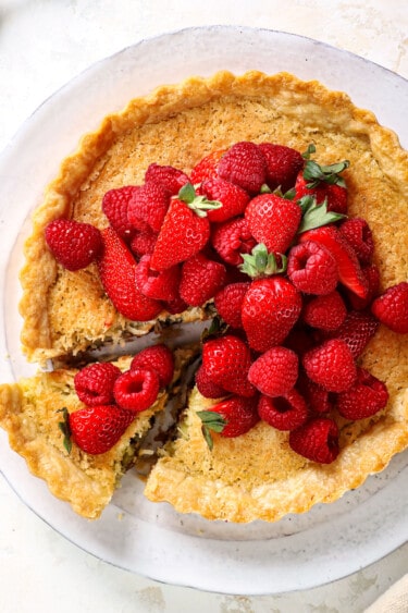 5 Minute Prep Coconut Custard Pie - WITH CHOCOLATE! (+Video)