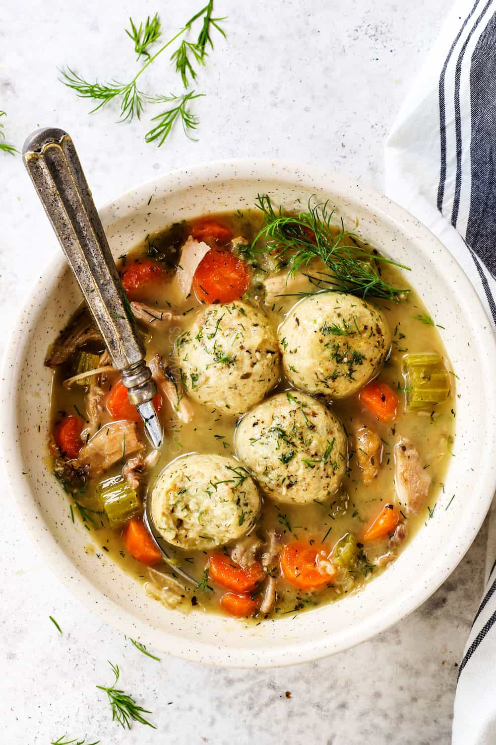 Matzo Ball Soup - The Forked Spoon