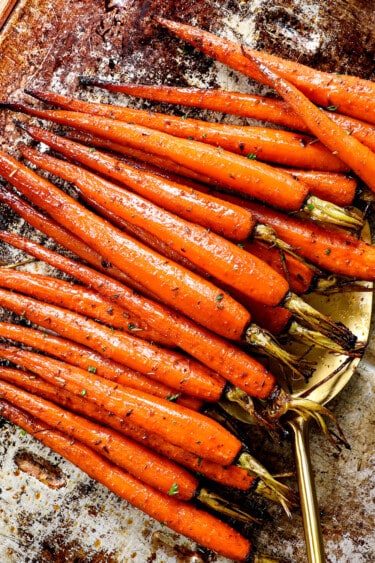 Baked Carrots With Balsamic - Carlsbad Cravings