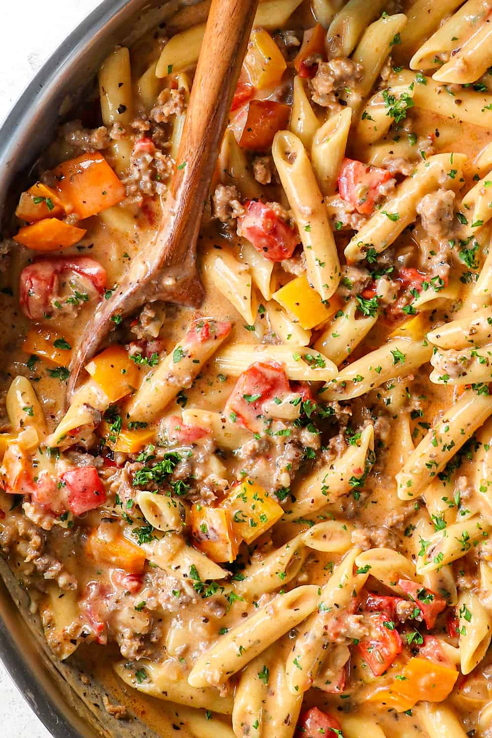 Sausage Peppers Pasta