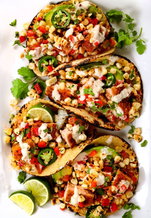 Blackened Tilapia Fish Tacos Carlsbad Cravings