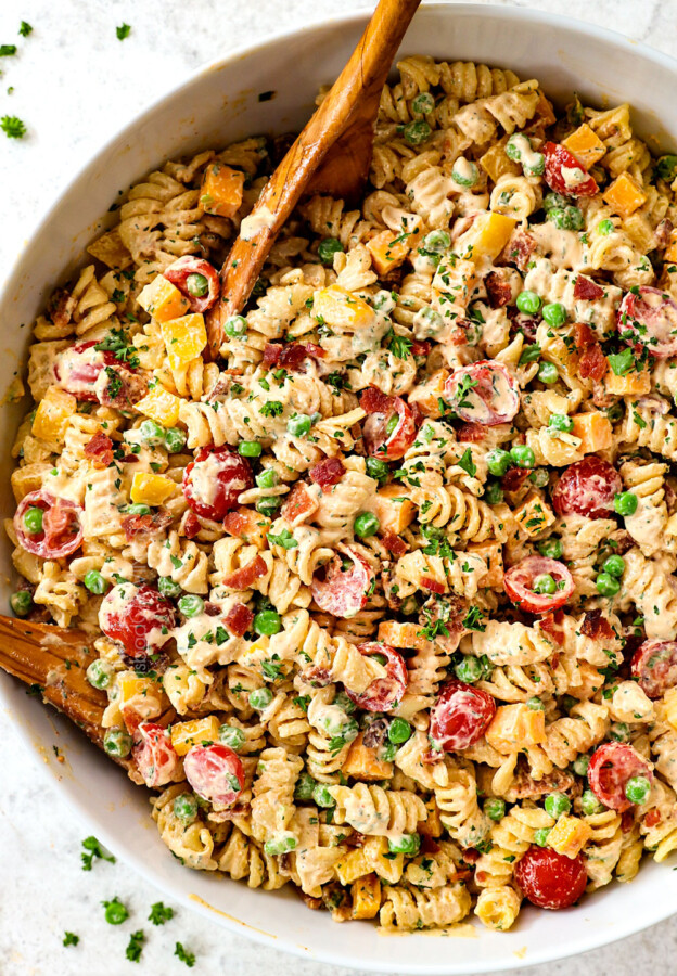 Cold Tortellini Pasta Salad Recipe - Carlsbad Cravings