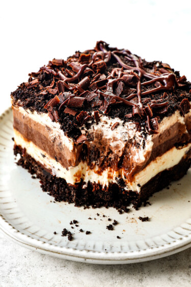 Chocolate Lasagna - NO COOL WHIP! (+ How To Make Video)