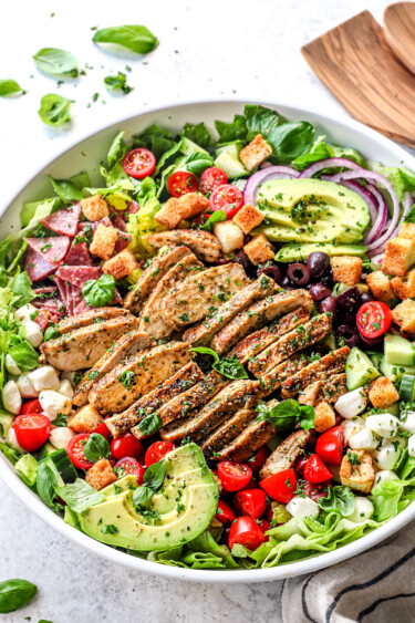 Mediterranean Chicken Salad - Carlsbad Cravings